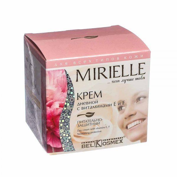 BelKosmex MIRIELLE Day cream with vitamins E and F nourishing and protective 48g